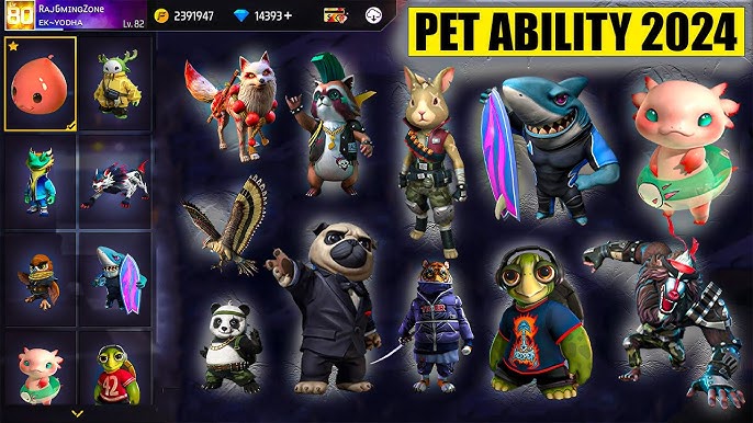 Free Fire Pet Abilities Ranking