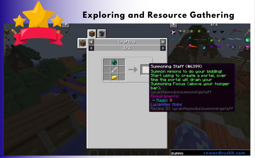 Exploring and Resource Gathering
