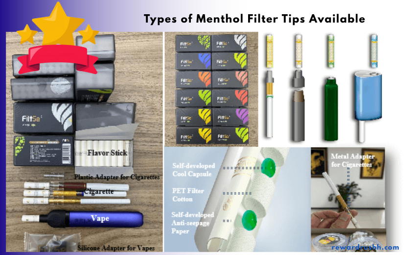 Types of Menthol Filter Tips Available